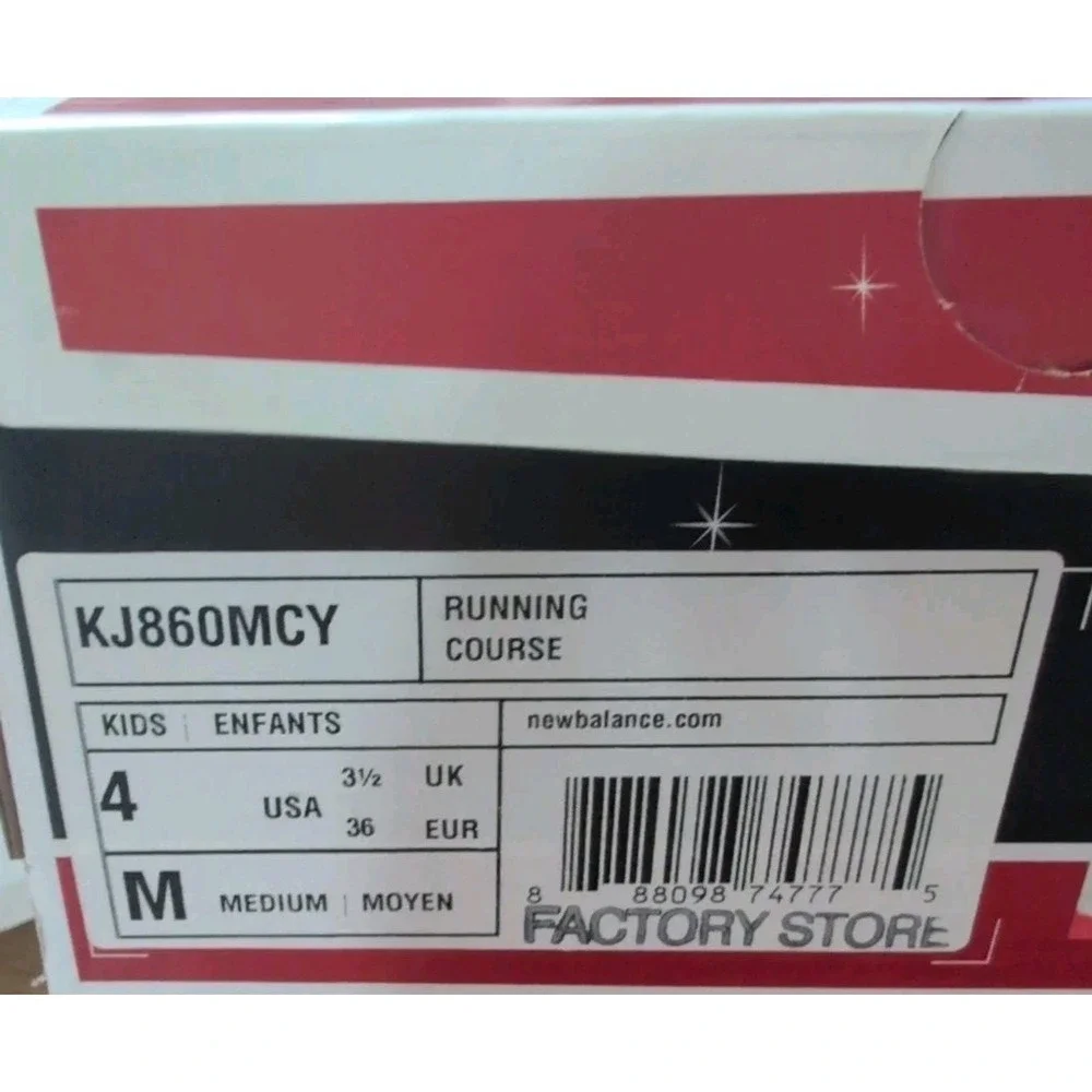 New Balance Run Disney 2014 Mickey Mouse Red/Blue Big Kids Size 4 - New